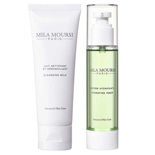 Essential Cleanse & Tone:  Cleansing Milk & Hydrating Toner